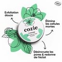 Gommage visage - à la poudre de noyau de prune - Certifié Cosmos organic