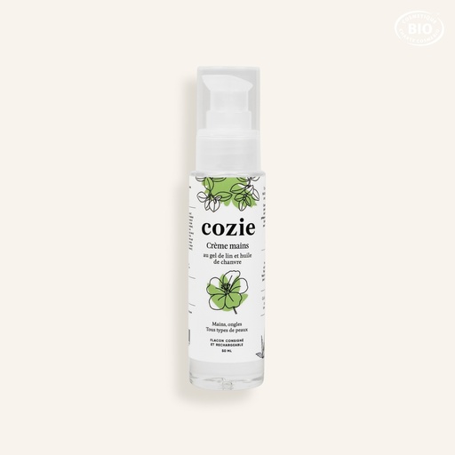 Cozie - Crème Mains - Certifié Cosmos organic
