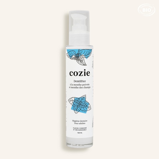 Cozie - Dentifrice (100ml) - Certifié Cosmos Organic°