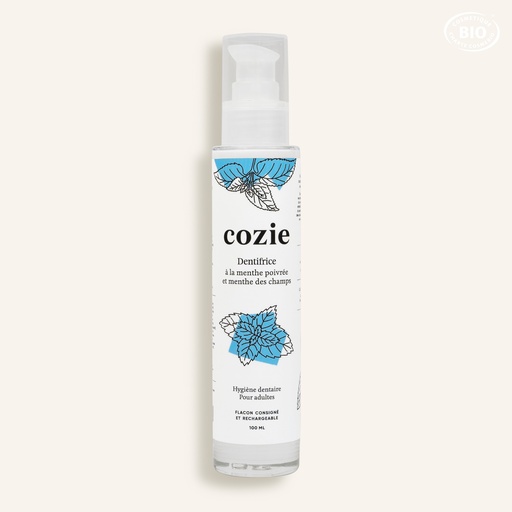 Cozie - Dentifrice (100ml) - Certifié Cosmos organic