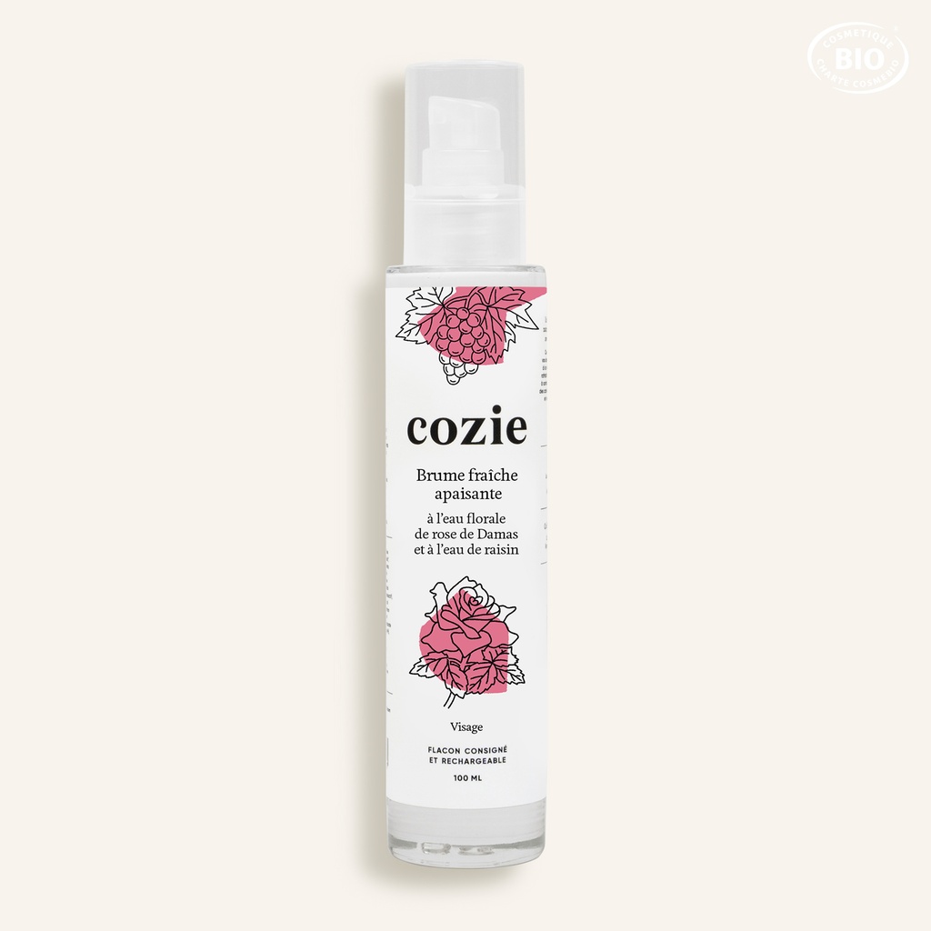 Cozie - Brume fraîche apaisante - Certifiée Cosmos organic