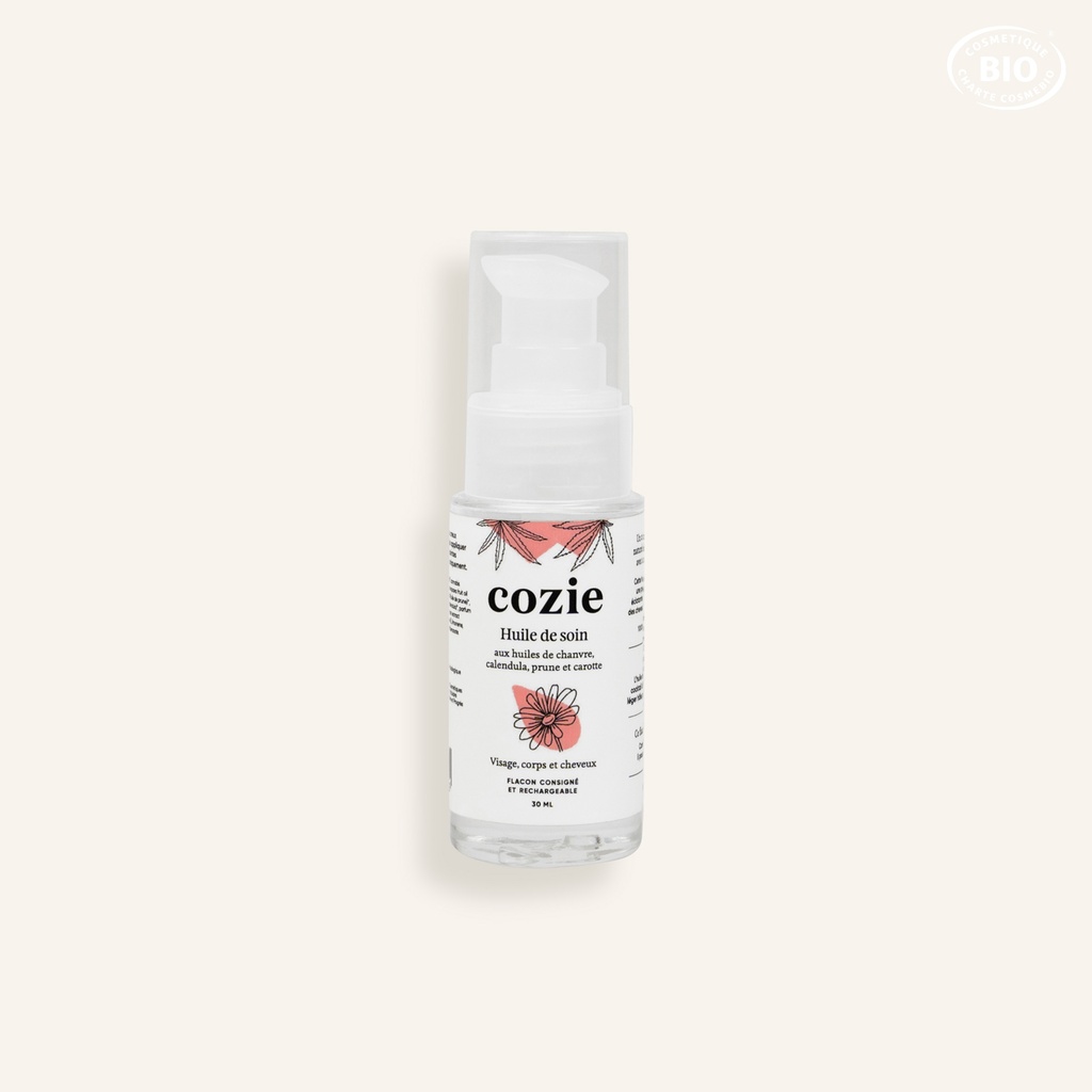 Cozie - Huile de soin - Certifié Cosmos Organic°