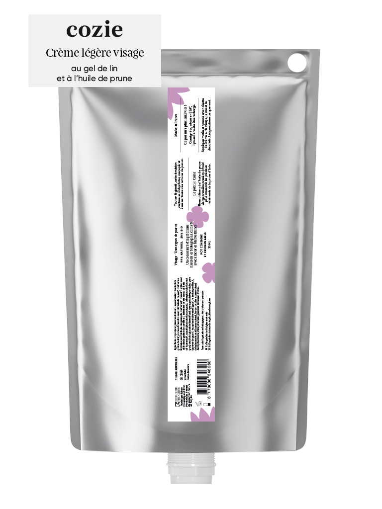 Cozie - Poche Crème Légère Visage - Certifié Cosmos Organic°