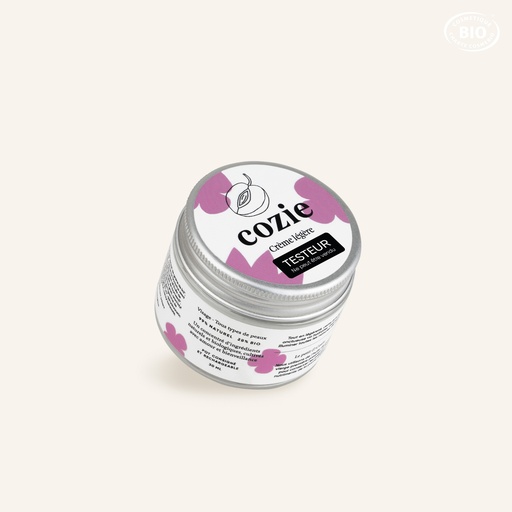 Cozie - Testeur Crème Légère Visage - Certifié Cosmos organic