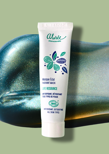 [A003] Alorée - Masque Eclat Life Resource Bio - Format pocket 15 ml - Certifié bio