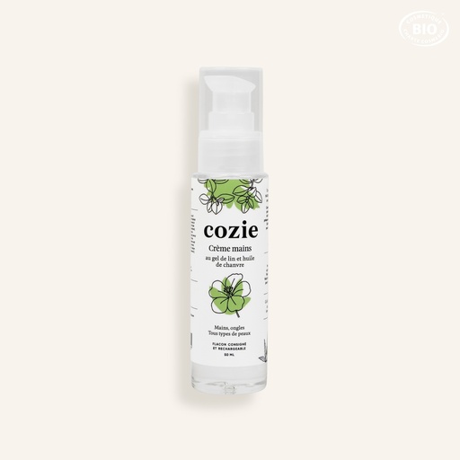 [VE0004] Cozie - Crème Mains - Certifié Cosmos Organic°