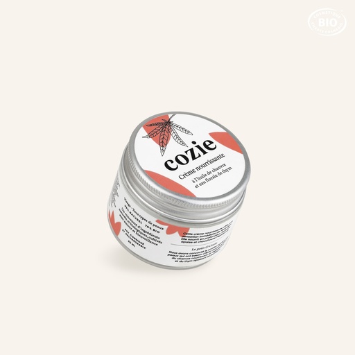 [VE0024] Cozie - Crème nourrissante visage - Certifié Cosmos Organic°