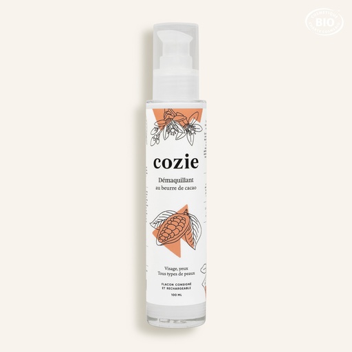 [VE0021] Cozie - Lait démaquillant - Certifié Cosmos organic