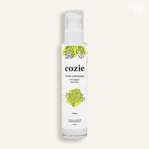 [VE0028] Cozie - Gelée nettoyante (100ml) - Certifié Cosmos Organic°
