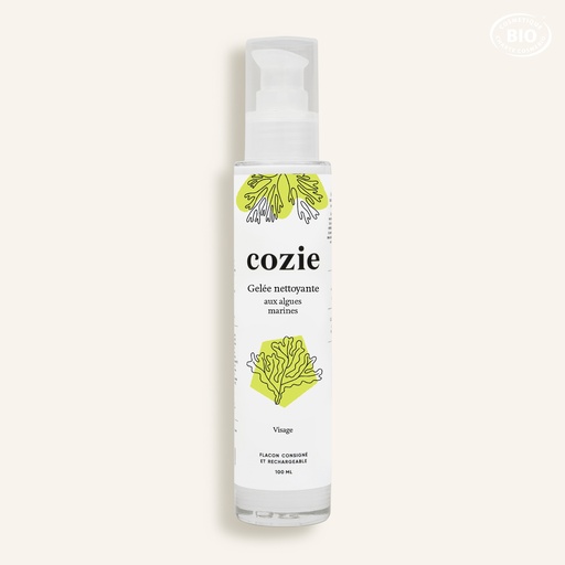 [VE0028] Cozie - Gelée nettoyante (100ml) - Certifié Cosmos organic