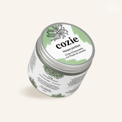 [VE0027] Cozie - Masque purifiant - Certifié Cosmos Organic°