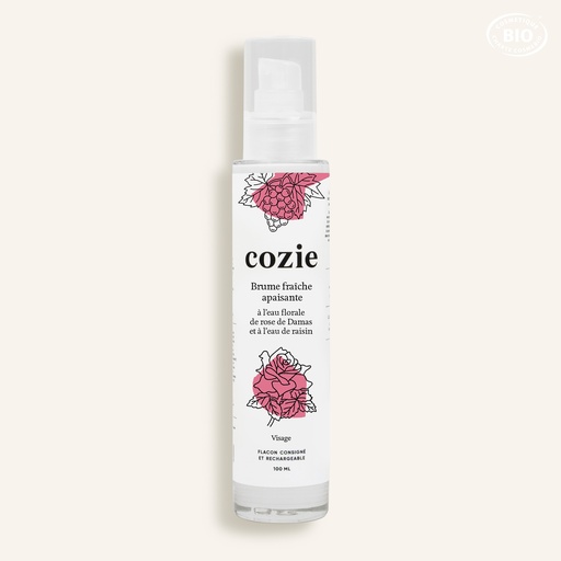 [VE0042] Cozie - Brume fraîche apaisante - Certifié Cosmos organic°