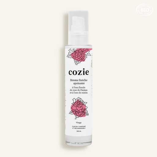 [VE0042] Cozie - Brume fraîche apaisante - Certifiée Cosmos organic