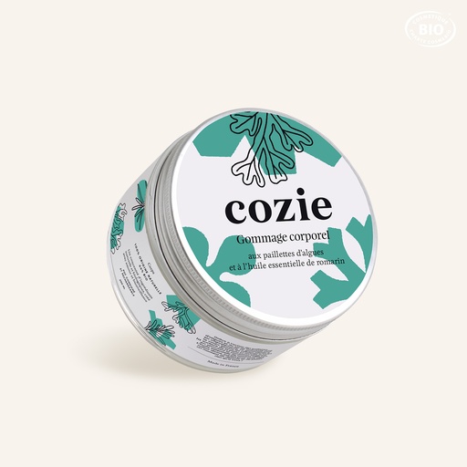 [VE0030] Cozie - Gommage corporel - Certifié Cosmos organic