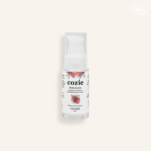 [VE0023] Cozie - Huile de soin - Certifié Cosmos Organic°