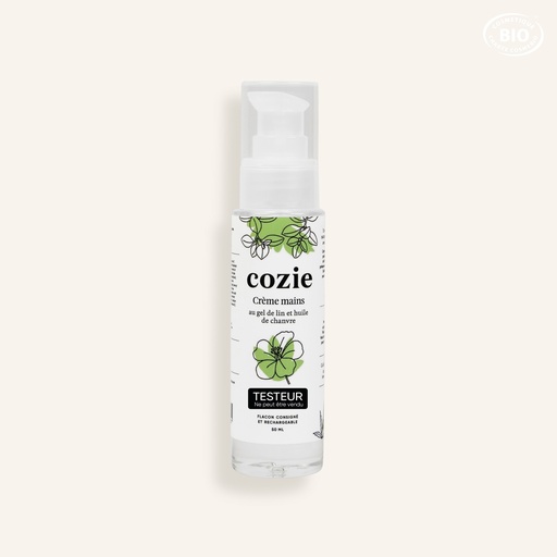 [TE0004] Cozie - Testeur Crème Mains - Certifié Cosmos organic