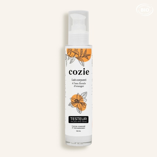 [TE0022] Cozie - Testeur Lait Corporel - Certifié Cosmos organic