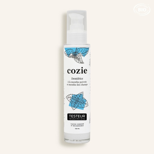 [TE0020] Cozie - Testeur Dentifrice (100ml) - Certifié Cosmos organic