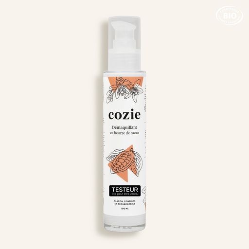 [TE0021] Cozie - Testeur Lait démaquillant - Certifié Cosmos Organic°