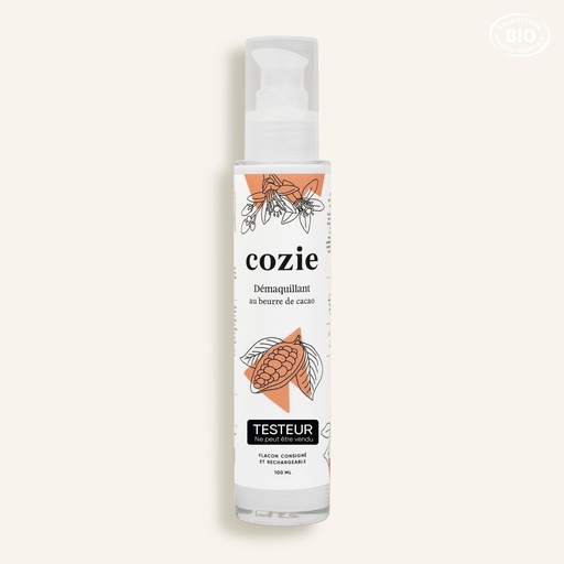 [TE0021] Cozie - Testeur Lait démaquillant - Certifié Cosmos organic