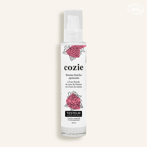 [TE0042] Cozie- Testeur Brume fraîche apaisante - Certifié Cosmos Organic°