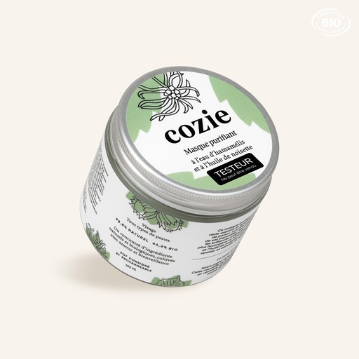 [TE0027] Cozie - Testeur Masque purifiant - Certifié Cosmos Organic°