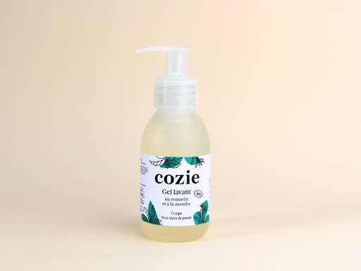 [VE0056] Cozie - Gel lavant Romarin (90ml) - Certifié Cosmos organic