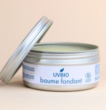 [L37] UVBIO - Baume fondant 100g - Certifié Cosmos Organic**